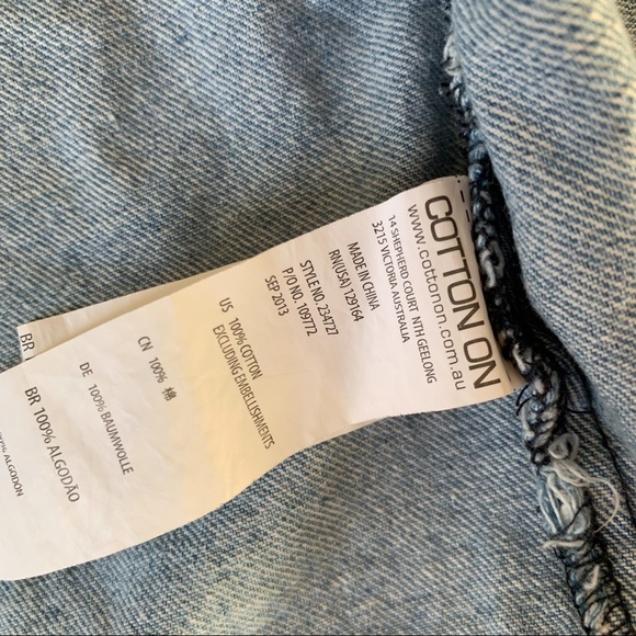 Cotton On denim vest sL - Picture 8 of 9